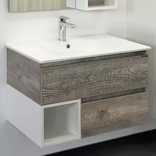 Тумба с раковиной Comforty Турин 00-00013913 75 см дуб бежевый