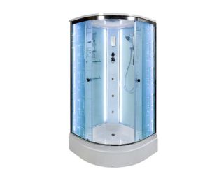 Душевая кабина Deto ЕМ2790 LED с гм. 90х90х220 см