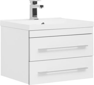 Тумба под раковину Aquanet Верона 58 подвесная белая