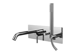 Paffoni Смеситель для ванны встраиваемый на 2 выхода, LIG001CR