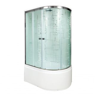 Душевая кабина Deto ЕМ4512 L с электрикой (эл.) 120х80х220 см