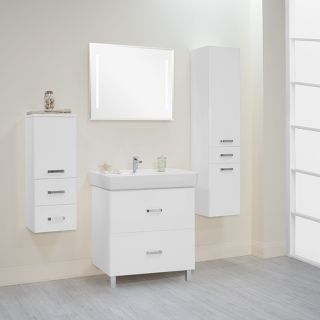 Тумба под раковину Акватон Америна 80см белый 1A169401AM010