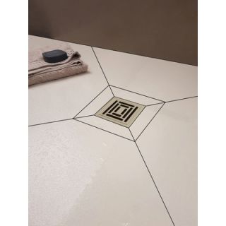 Душевой трап Berges Wasserhaus Zentrum Uno 090472 15х15 Матовый хром