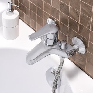 Смеситель для ванны с душем РМС SL50-009E хром