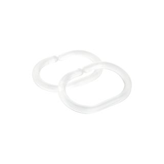 Кольца для шторки FIXSEN 12 шт прозрачные (FX-1000С)