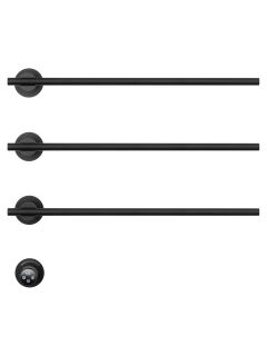 Полотенцесушитель электрический встраиваемый Wonzon & Woghand Dortmund WW-A363-MB 58x55 см с внутренней частью чёрный матовый