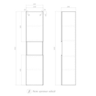 Пенал Vigo Wing pp.WIN.35 35 см дуб золотой