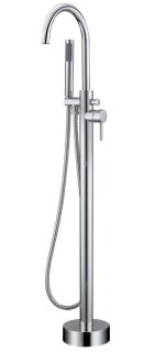 Напольный смеситель для ванны Swedbe Spira 4000 хром