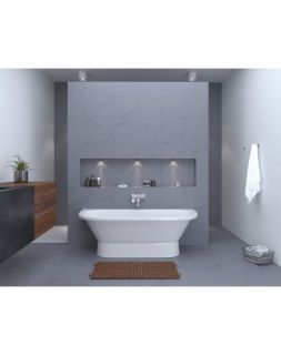 Ванна из искусственного камня Фэма Стиль Монро на подиуме 169x75 см