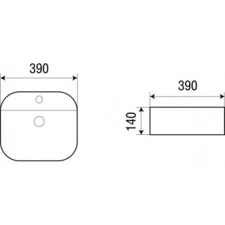 Раковина подвесная WW SK Арт. ELBACH 2230 10000003822