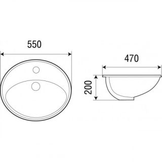 Раковина подвесная WW SK Арт. DEILBACH 6002 10000003888