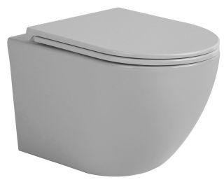 Подвесной унитаз Avimano Emotion 1000023 безободковый серый матовый