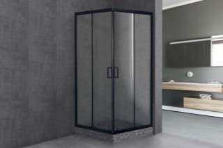 Душевой уголок Royal Bath HPD 100x100см чёрный RB100HPD-T-BL