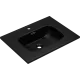 Раковина  CeramaLux 9060MMB чёрная 61.3 см
