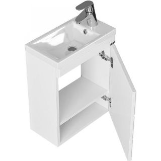 Подвесная тумба под раковину Санта Омега 207036 40 см белый