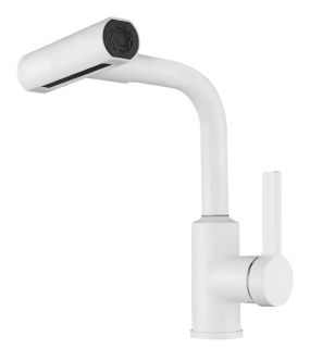Смеситель для кухни Boch Mann Sophia W BM10431 с водопадным душем белый