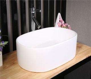 Раковина-чаша CeramaLux 9025-1 белая 56 см