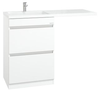 Напольная тумба под раковину для стиральной машины Onika Милтон 105801 58см белый