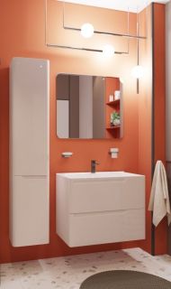 Пенал подвесной Эстет Kare Luxe ФР-00006001 Л 35см белый