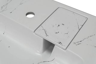 Раковина над стиральной машиной Stella Polar Солярис SP-00001687 60см белый мрамор