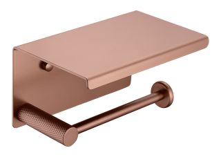 Держатель для туалетной бумаги с крышкой Boheme Uno 10971-BRB брашированная бронза