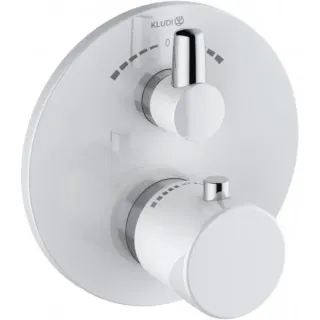 Термостат для ванны Kludi Balance 528109175 белый матовый