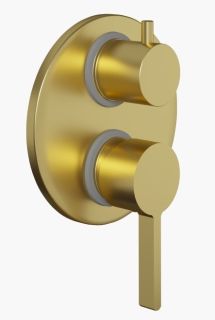 Встраиваемый смеситель для ванны Paini Brera 74PJ6911 матовое золото