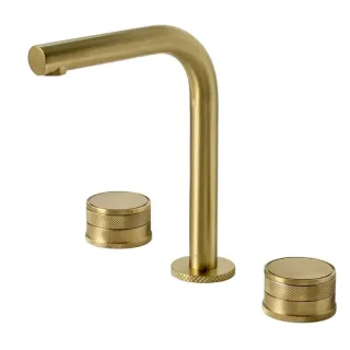 Встраиваемый смеситель для раковины Boheme Prestige 152-MG-PR золото матовое