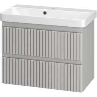 Подвесная тумба под раковину Brevita Victory 66 VIC-07070-0302Я серый