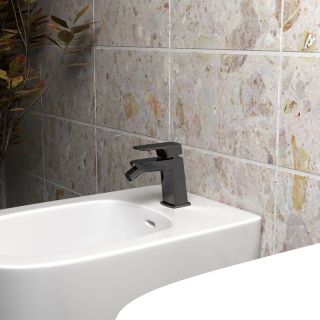 Смеситель для биде Paini Nove 09YO304 чёрный матовый