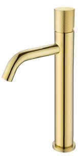 Смеситель для накладной раковины Boheme Stick Gold touch золото 122-GG.2
