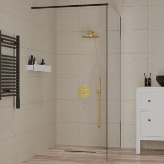 Верхний душ Paini 50PJ759TT25 25см матовое золото