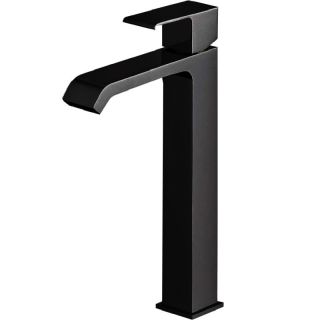 Смеситель для накладной раковины, без донного клапана, чёрный матовый Cezares PORTA-LC-NOP