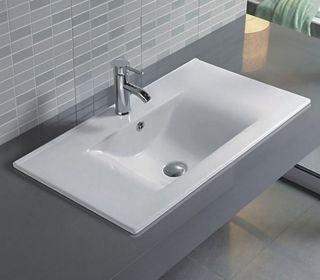 Раковина  CeramaLux JY-807-70 белая 71.5 см