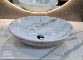 Раковина  CeramaLux D1147-505(340) белая 52 см