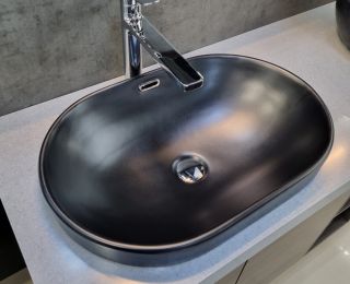 Раковина  CeramaLux 5006CMB черная 60 см