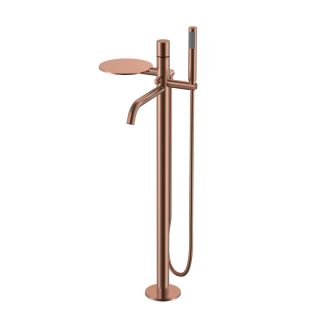 Напольный смеситель для ванны Boheme Stick Diamond  129-CB брашированная медь