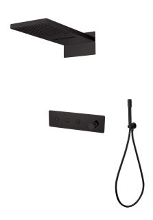 Душевой комплект Boheme Fusion чёрный 130-B
