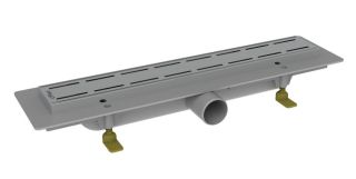 Душевой лоток Paini Line CH450LN с рамкой 45см хром глянец