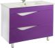 Тумба под раковину Bellezza Эйфория 105см фиолетовый 00000010220