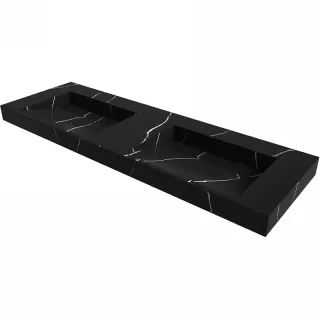 Раковина Armadi Art Flat 859-140-NM 140 см nero marquina