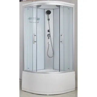 Душевая кабина Timo Imwei XDS-90SC 90x90 см с поддоном профиль серебристый стекло прозрачное