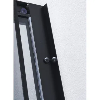 Душевой уголок Timo Imwei YL-9002B 90x90 см с поддоном профиль чёрный стекло прозрачное