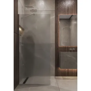 Душевая перегородка Timo T12 120 см хром