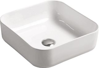 Раковина накладная SantiLine SL-1052 38см белый