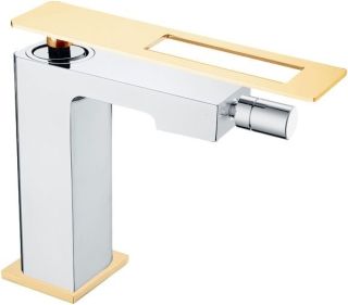 Смеситель для биде Boheme Q хром/золото 146-CRG