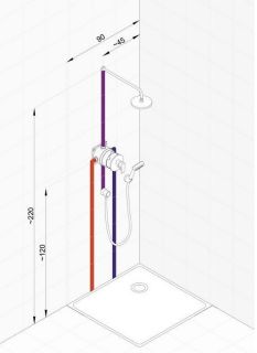 Душевой комплект Kludi Pure&Easy 7в1 376400565 хром