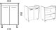 Тумба под раковину Corozo Лорена 65см лайн SD-00000319