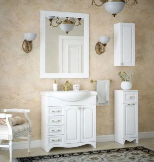 Комод Corozo Классика 30см с корзиной белый SD-00000336