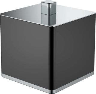 Контейнер Boheme чёрный/хром 10964-B-CR